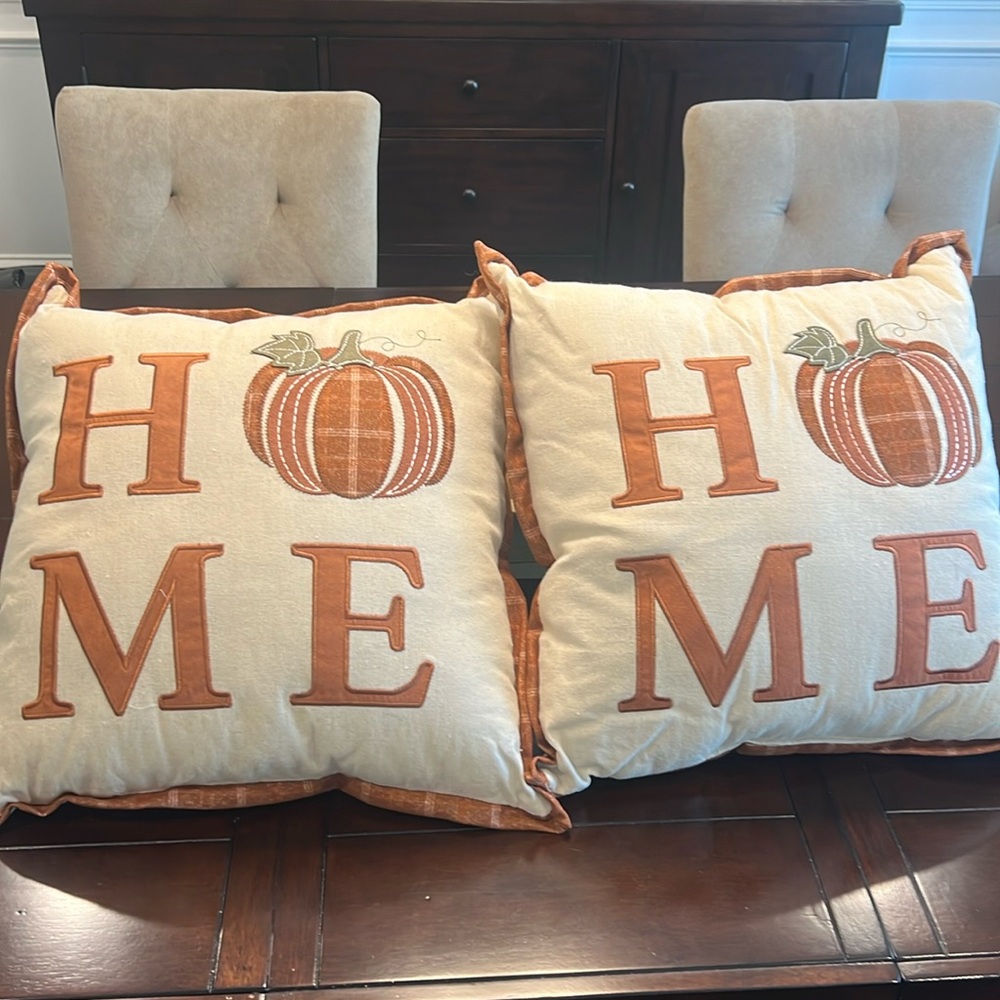 Set of 2 Fall Pillows